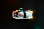 a car with a light on top
